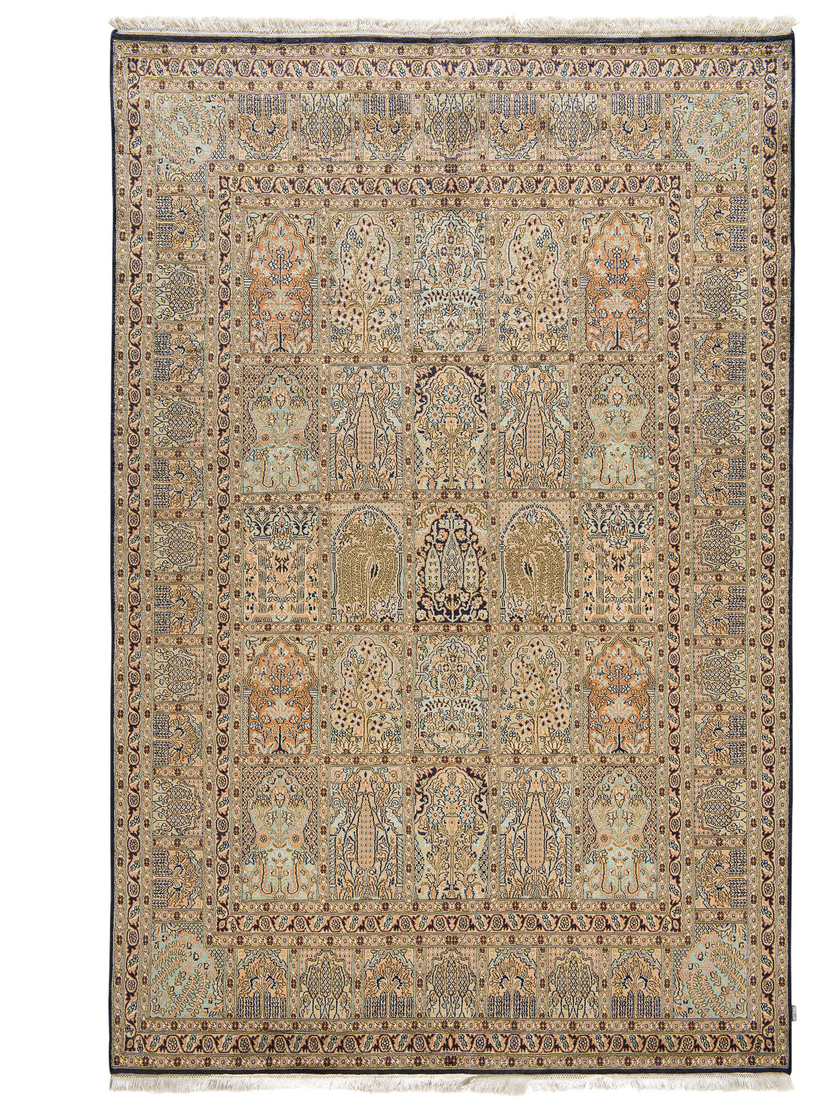Kaschmir Seide 18/18 ca. 171 x 253 cm, Unikat / Einzelstück