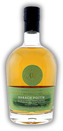 Macaloney's Caledonian Darach Poitín Triple Distilled Pot Still Spirit Macaloney's Caledonian Darach Poitín Triple Distilled Pot Still Spirit Fassgelagerter Rohbrand. Eines der wenigen dreifach destillierten Pot-Still-Destillate außerhalb Irlands.  0