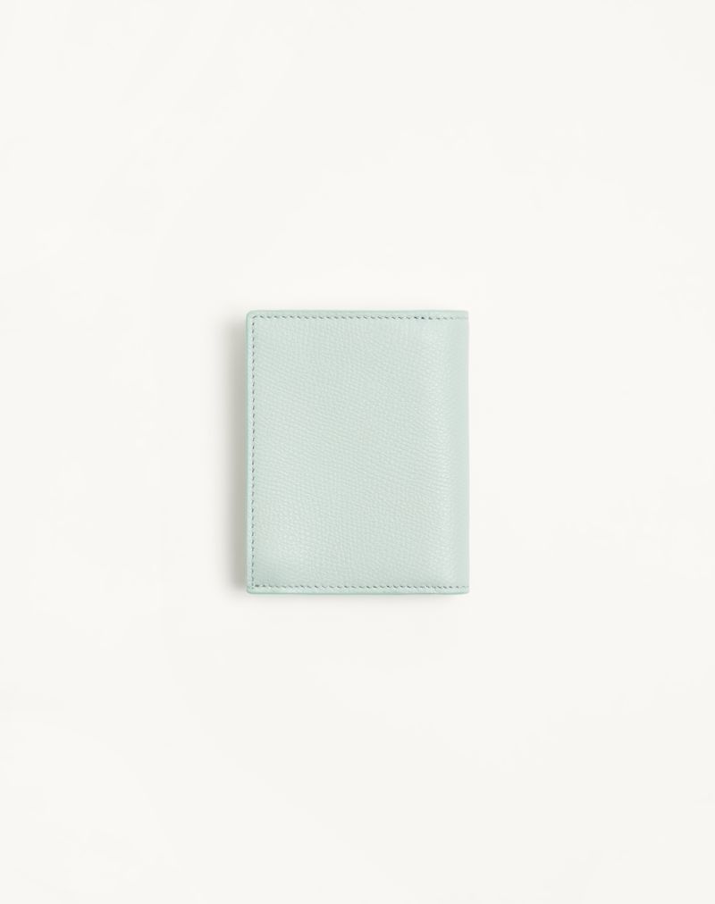 Valentino Garavani VLogo Signature Wallet i kornet kalveskind