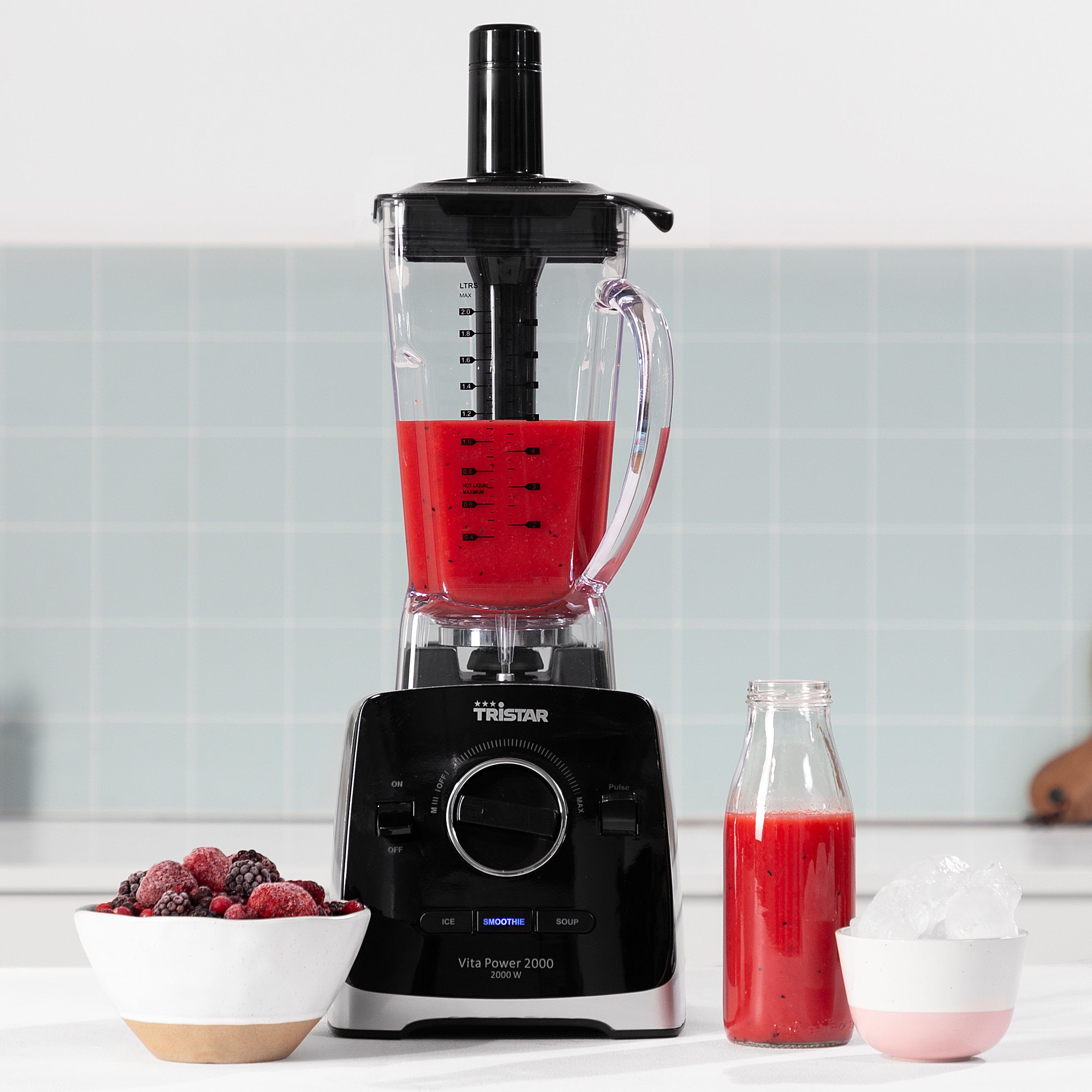 Tristar Standmixer BL4473 VitaPower Blender 2000, 2000 W, 2L Tritan-Mixbehälter
