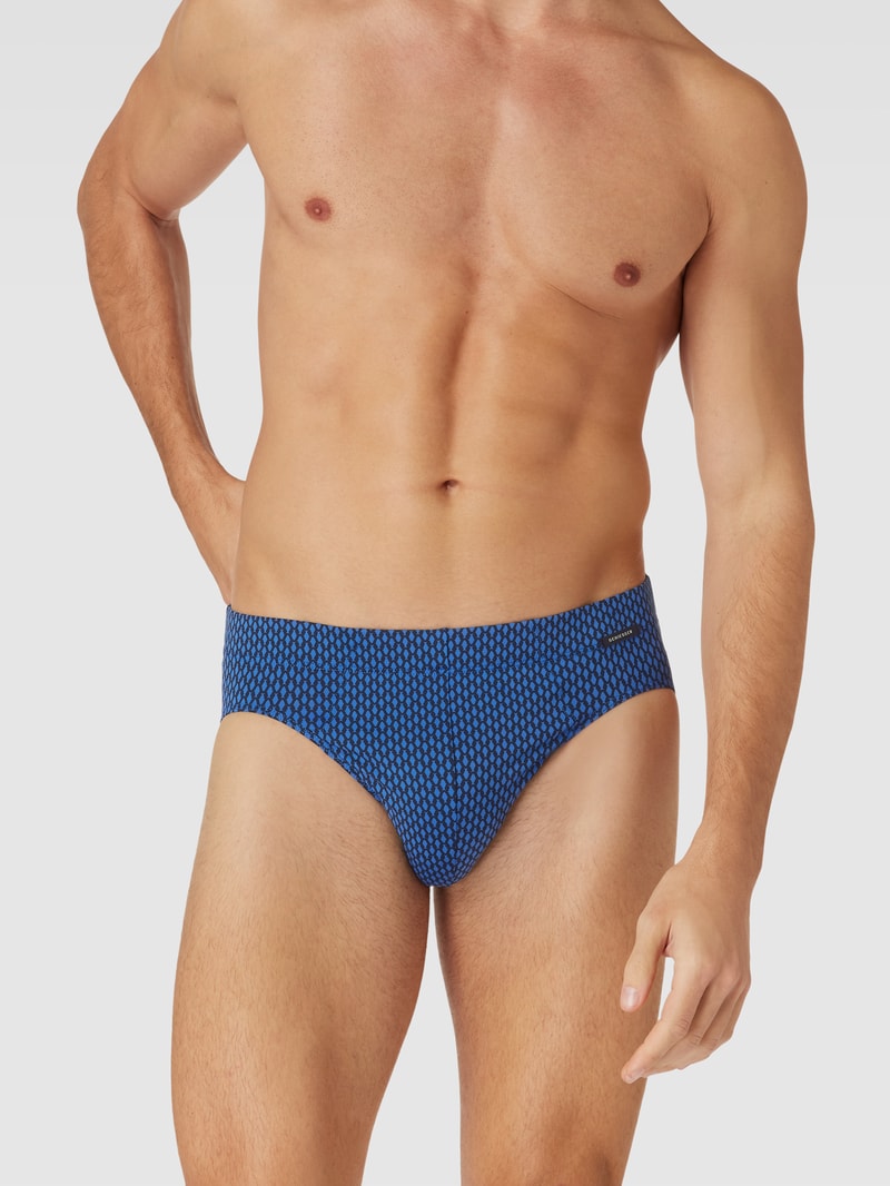 Slip mit Label-Detail Modell 'Fashion Daywear Supermini' in bleu