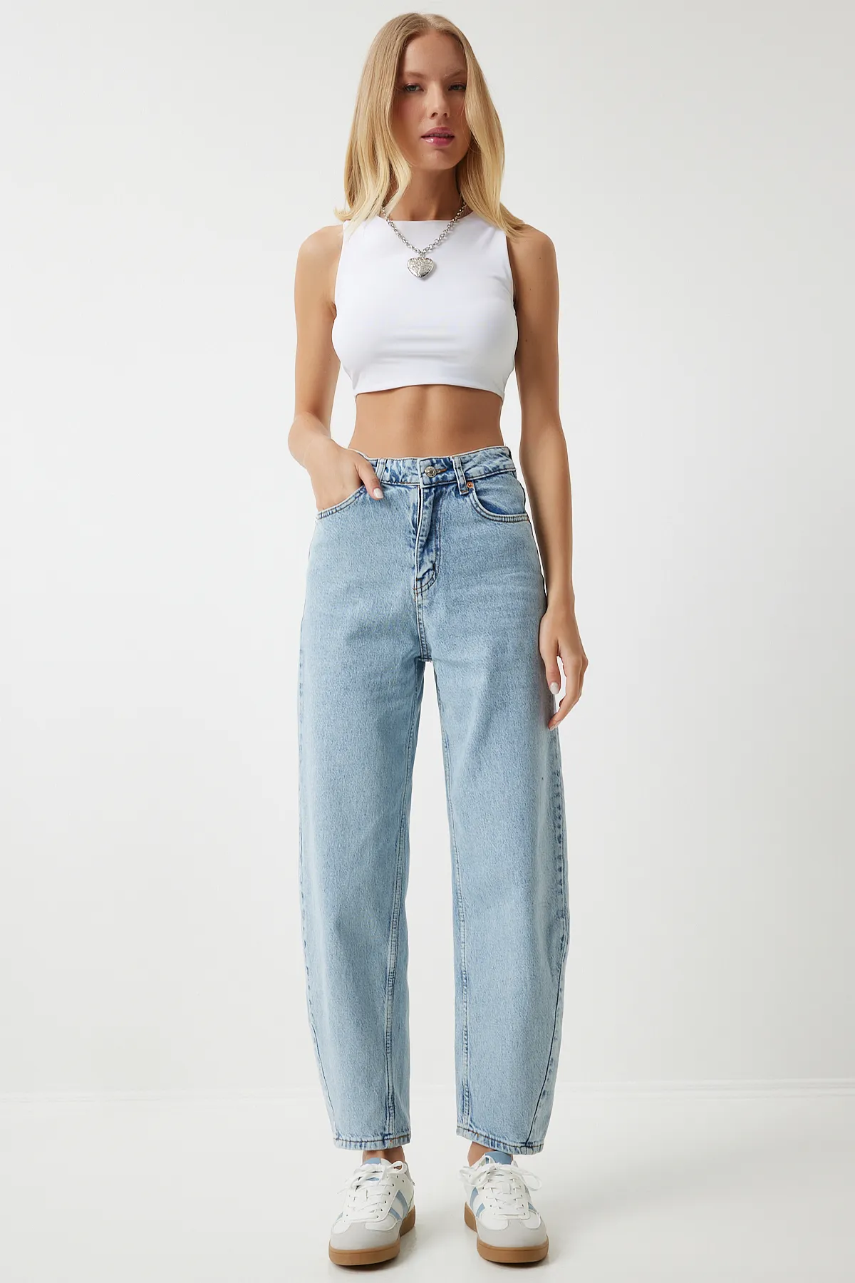 Happiness İstanbul  Hose - Blau - Boyfriend