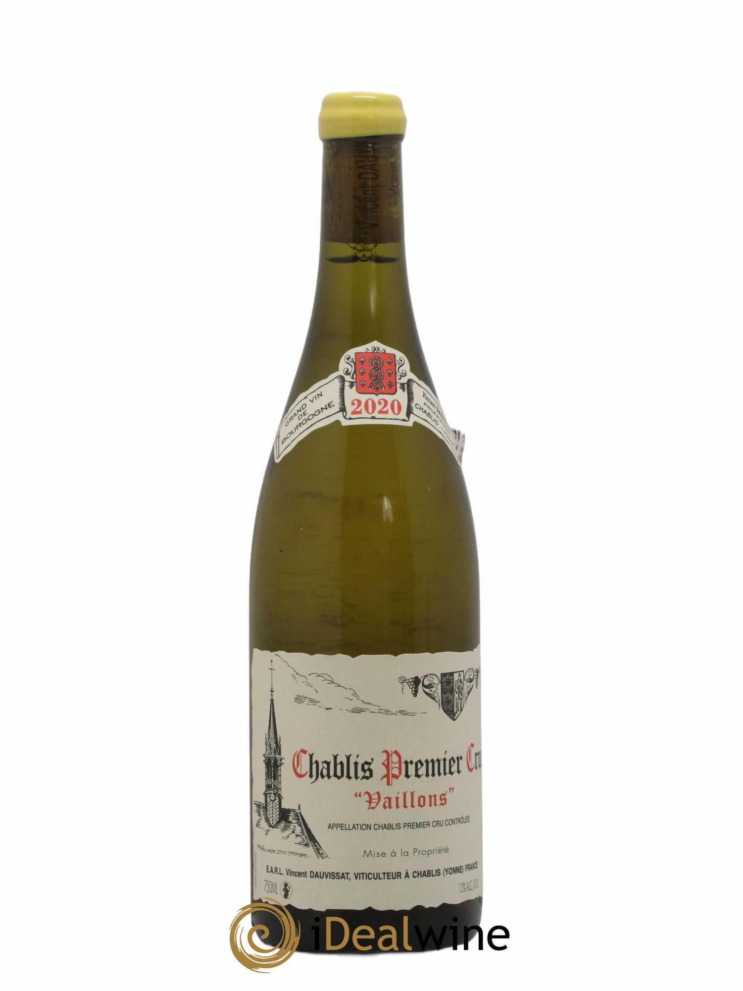 Chablis 1er Cru Vaillons Vincent Dauvissat (Domaine)  2020 - Lot de 1 Bouteille