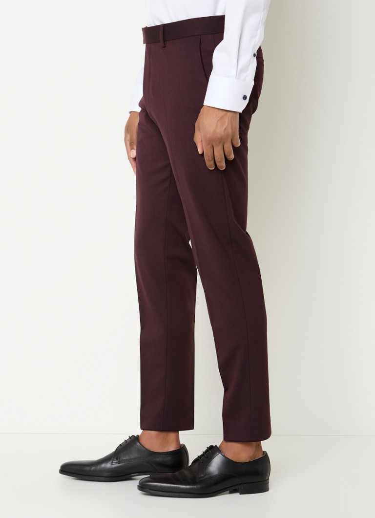 Strellson Melwin slim fit trousers in wool blend with side pockets