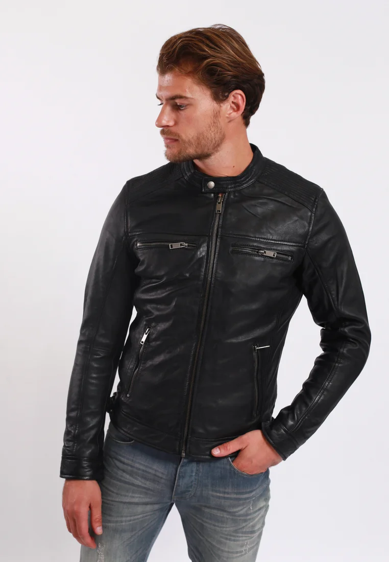 Le Temps Des Cerises LUBAN - Chaqueta de cuero