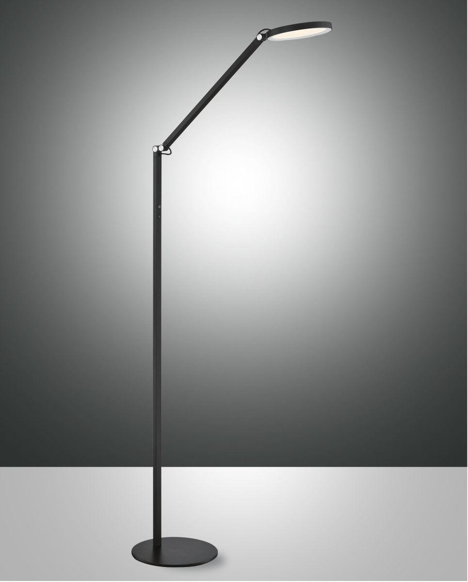 LED 1-flg Stehleuchte Regina Schwarz
