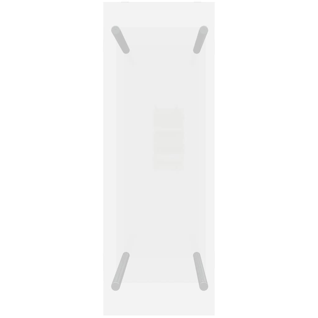 vidaXL Kaminholzregal Brennholzregal Transparent 40x35x100 cm Hartglas, BxTxH:40x35x100 cm