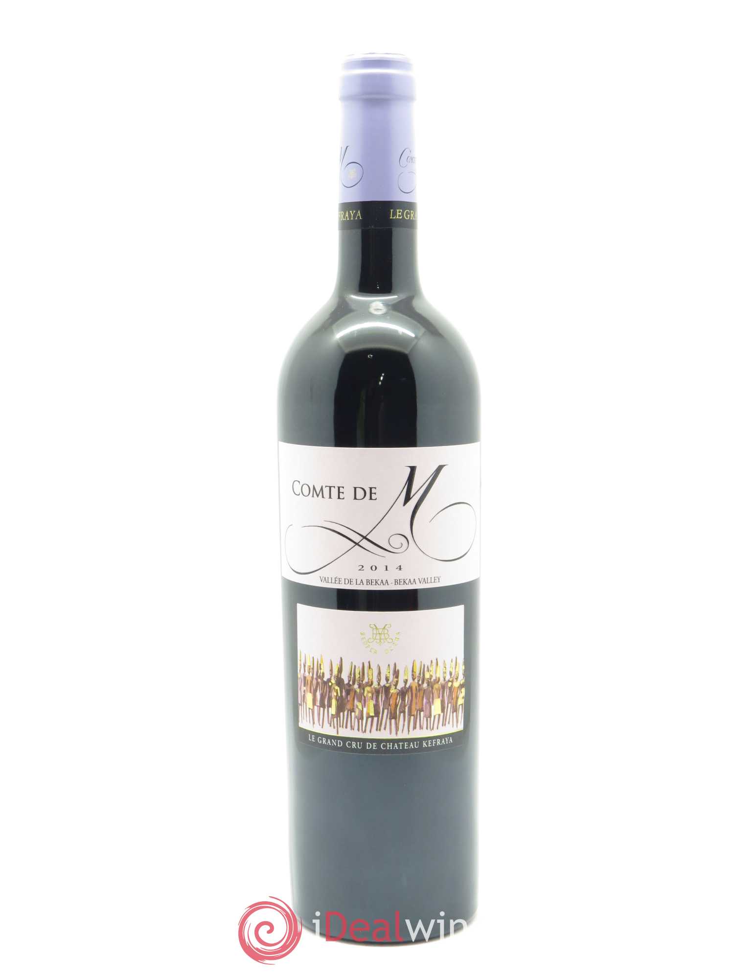 Vallée de la Békaa Château Kefraya Comte de M Michel de Bustros  2014 - Lot de 1 Bouteille