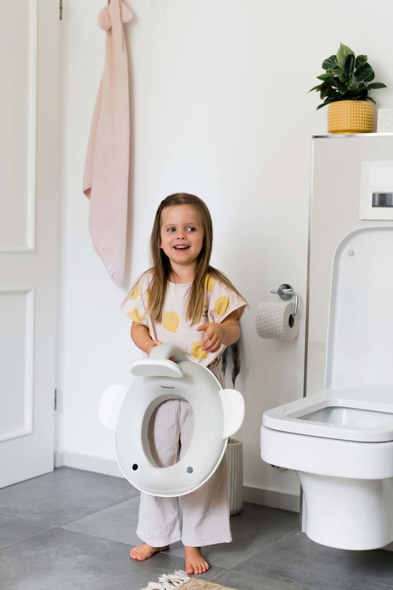 Toilettentrainer hellgrau, 1 St
