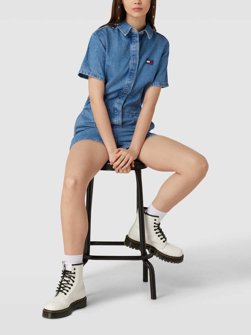 Playsuit in Denim-Optik Modell 'BADGE DENIM PLAYSUIT' in jeans