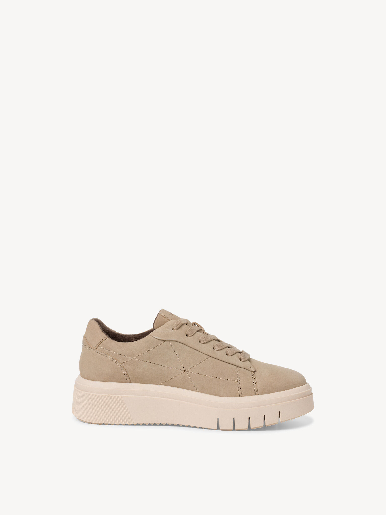 Basket en cuir - beige