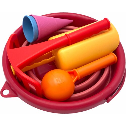 SCHILDKRÖT 7IN1 SAND TOYS SET, INNOVATIVES SAND-SPIELSET IM HANDTASCHENFORMAT, KOMPAKT UN
