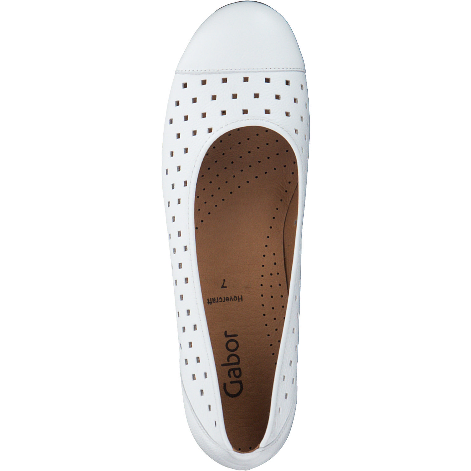 Gabor 24.169, Ballerinas, Damen, weiss