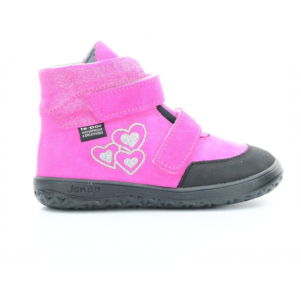 Jonap Jerry rosa Devon Herz Slim Barfuß-Stiefeletten