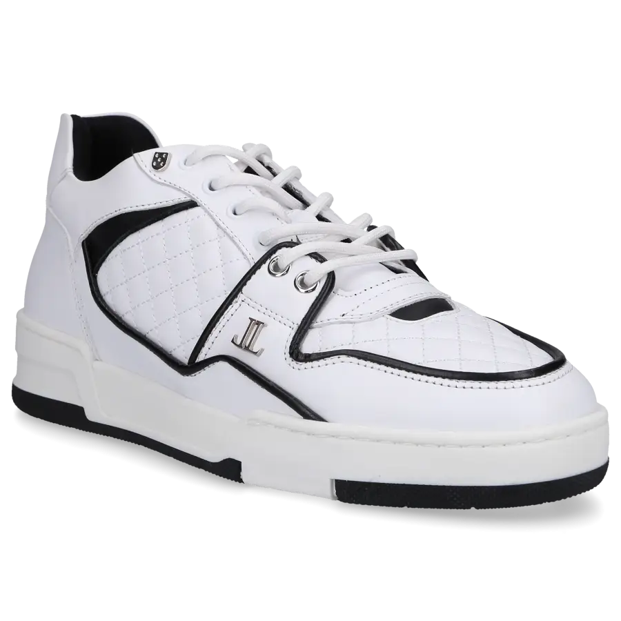 Leandro Lopes - Sneaker low JORDY V Kalbsleder - weiß