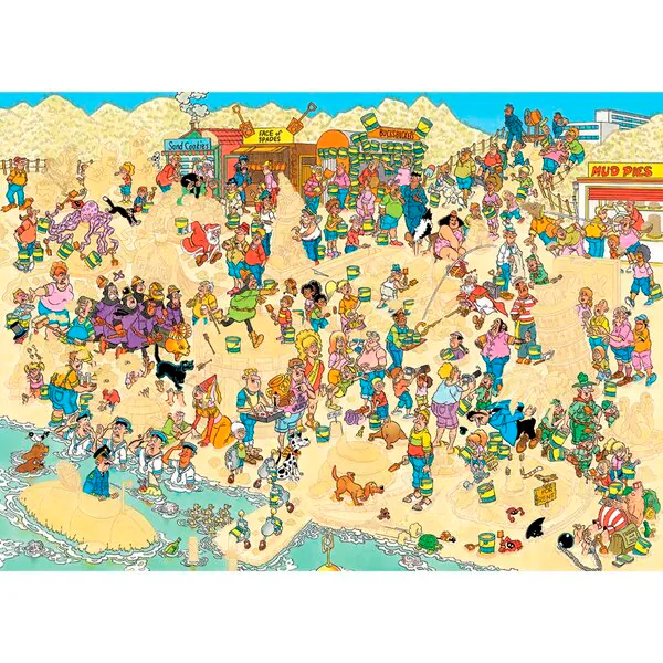 Jumbo Jan van Haasteren Homokszobrok Puzzle 2000 db