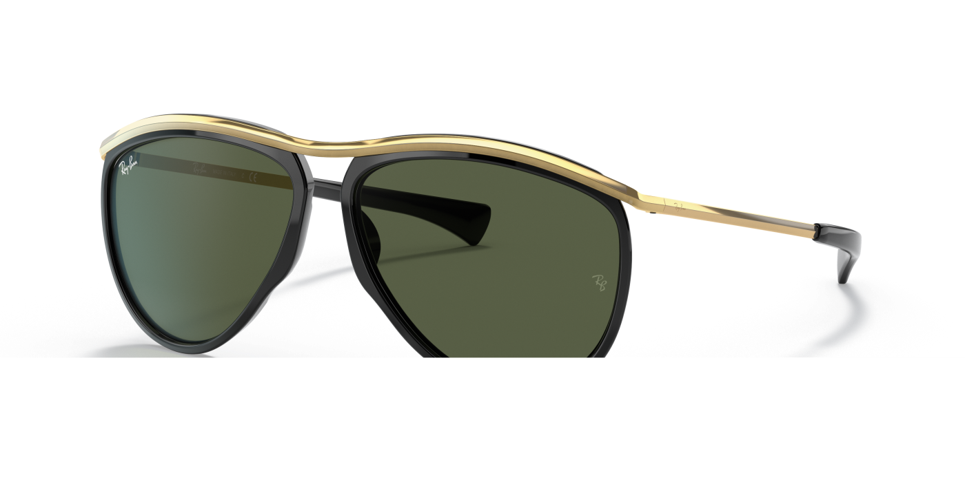 AVIATOR OLYMPIAN - Negru Verde Lucios