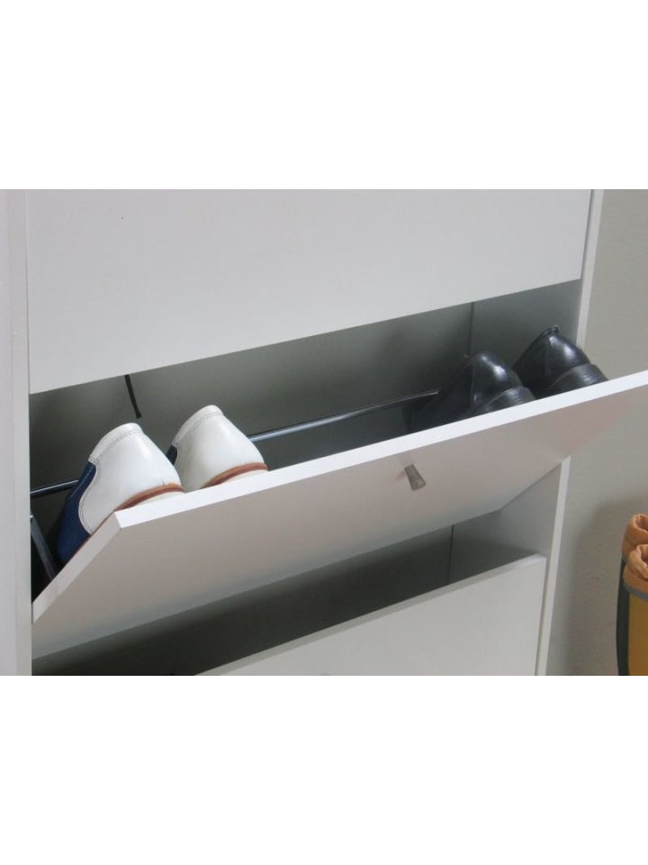 ebuy24 Schuhschrank Escape Weiß 225 x 17 cm günstig kaufen onesize