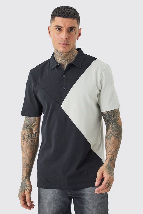 Tall Colorblock Poloshirt