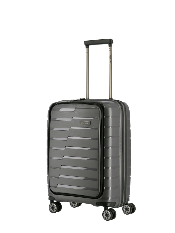 travelite Travelite Koffer AIR BASE 4w Trolley S Vortasche, Anthrazit günstig kaufen onesize