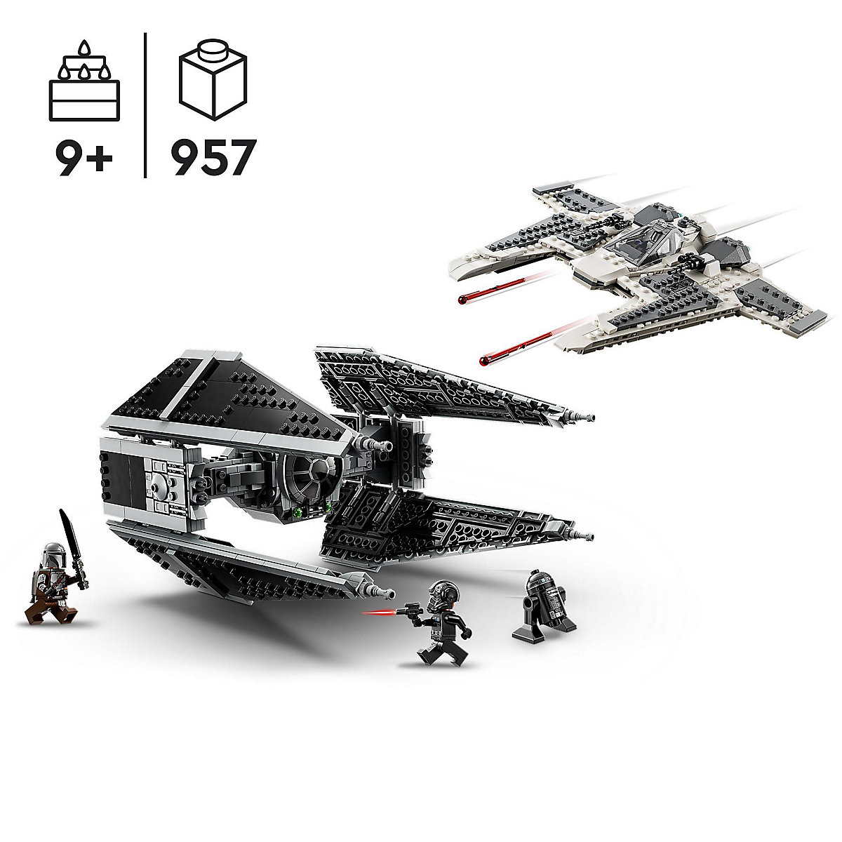 LEGO® Star Wars 75348 Mandalorianischer Fang Fighter vs. TIE Interceptor