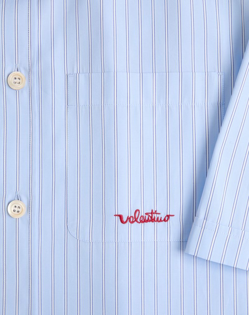 Camisa de algodão com bordado