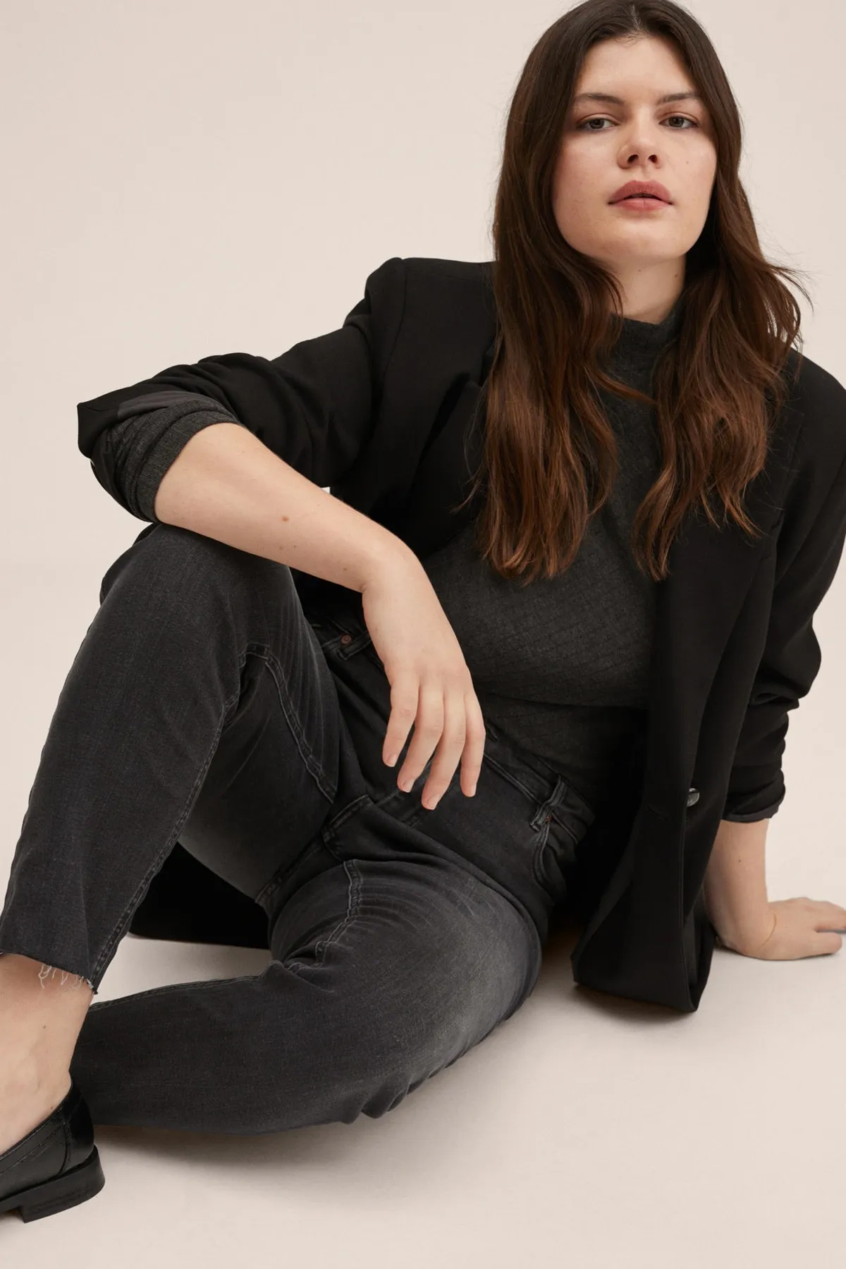 MANGO  Jeans - Grau - Skinny
