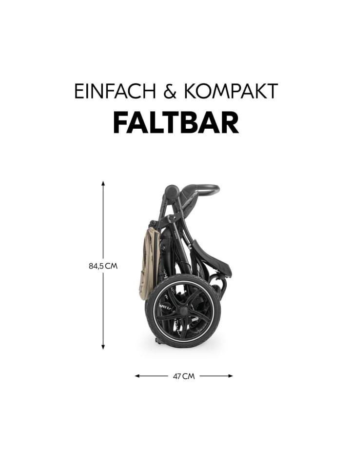 Hauck Buggy & Jogger Runner 3 (mit großen Luftreifen) - Olive in gruen,schwarz günstig kaufen onesize