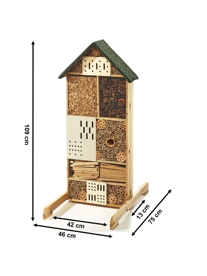 kobolo Gartendekoration BEEHAPPY200 in Braun günstig kaufen onesize