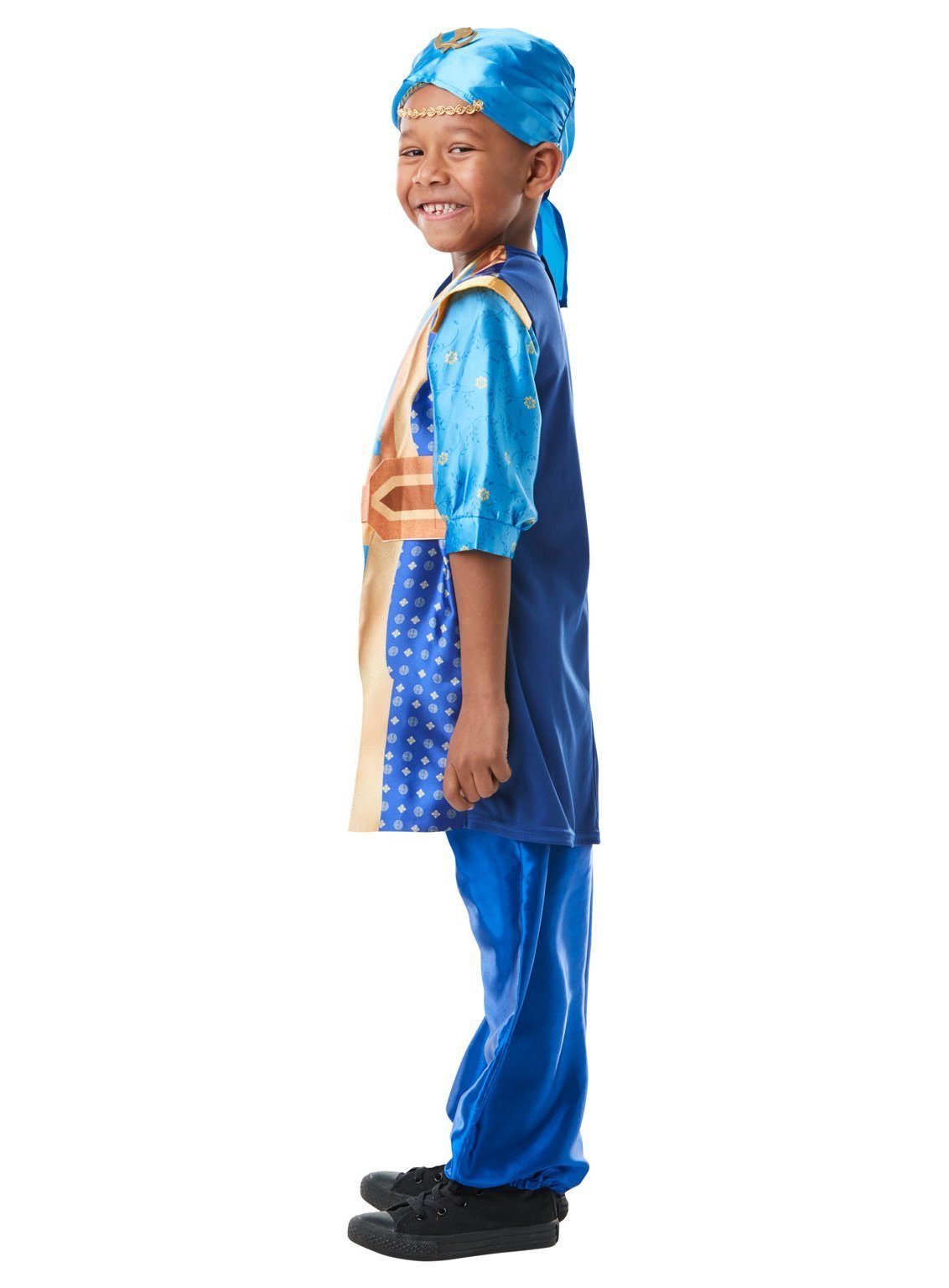 Rubie´s Kostüm 's Aladdin Dschinni Kinderkostüm, Kostüm des Flaschengeists in Menschengestalt aus der Verfilmung von 2