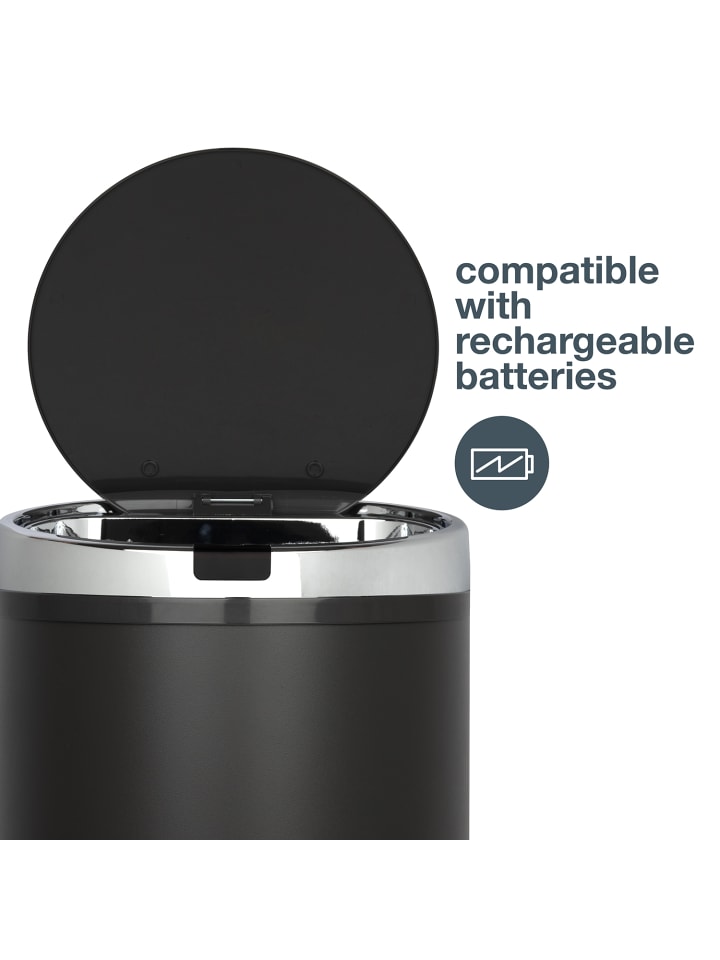 Les collectors Sensor-Küchenabfalleimer 42L N°347 in Schwarz günstig kaufen onesize