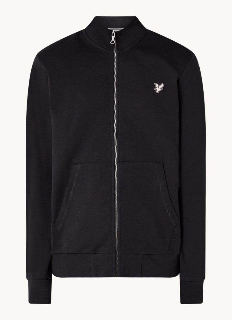 Mikina z organickej bavlny Lyle & Scott s logom a bočnými vreckami