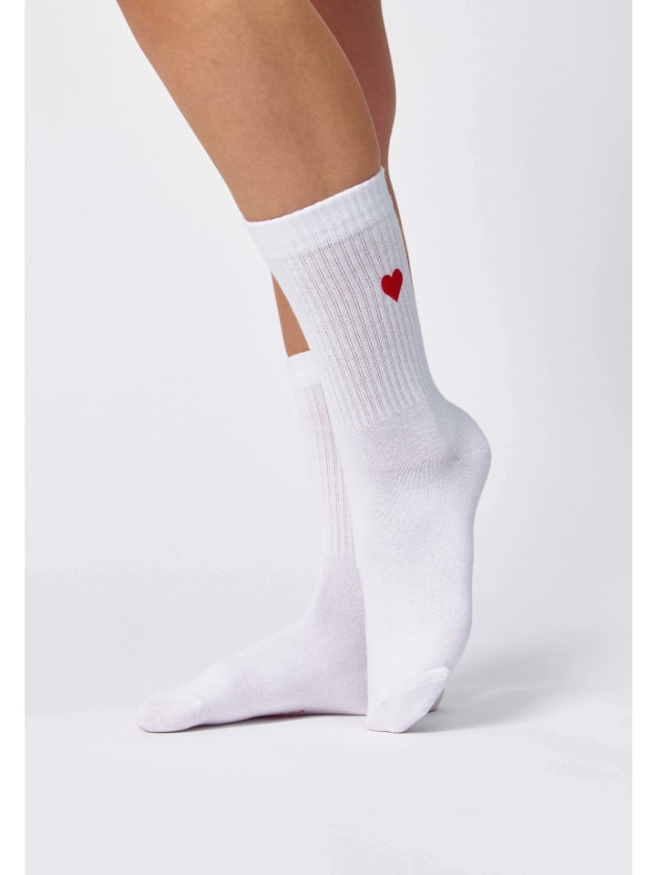 SNOCKS Tennissocken aus Bio-Baumwolle 2 Paar in Mix (Love) günstig kaufen 43-46