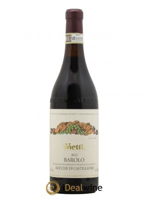Barolo DOCG Castiglione Vietti  2012 - Lot de 1 Bouteille