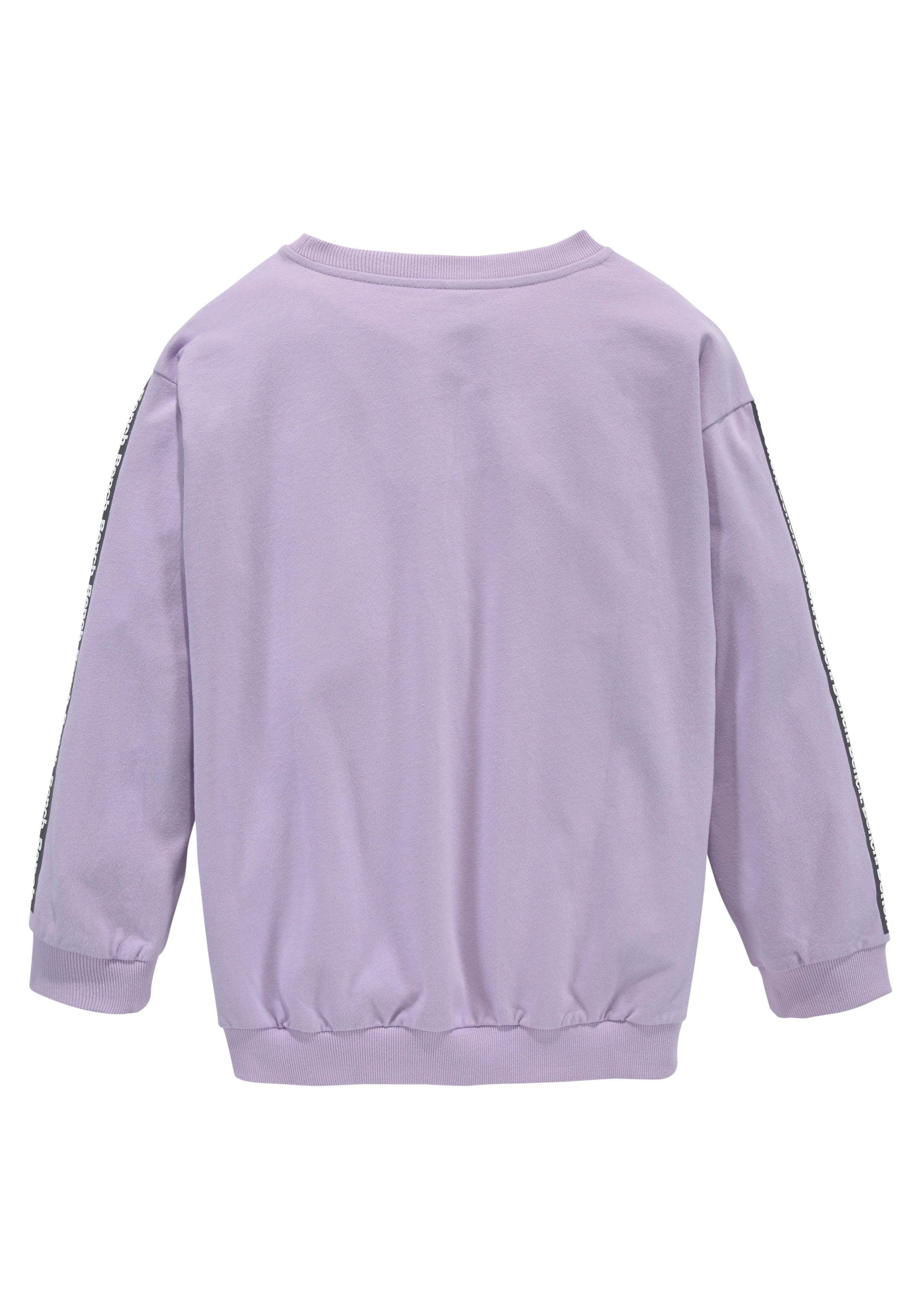 Bench. Sweatshirt oversize - mit Logo-Print am Ärmel