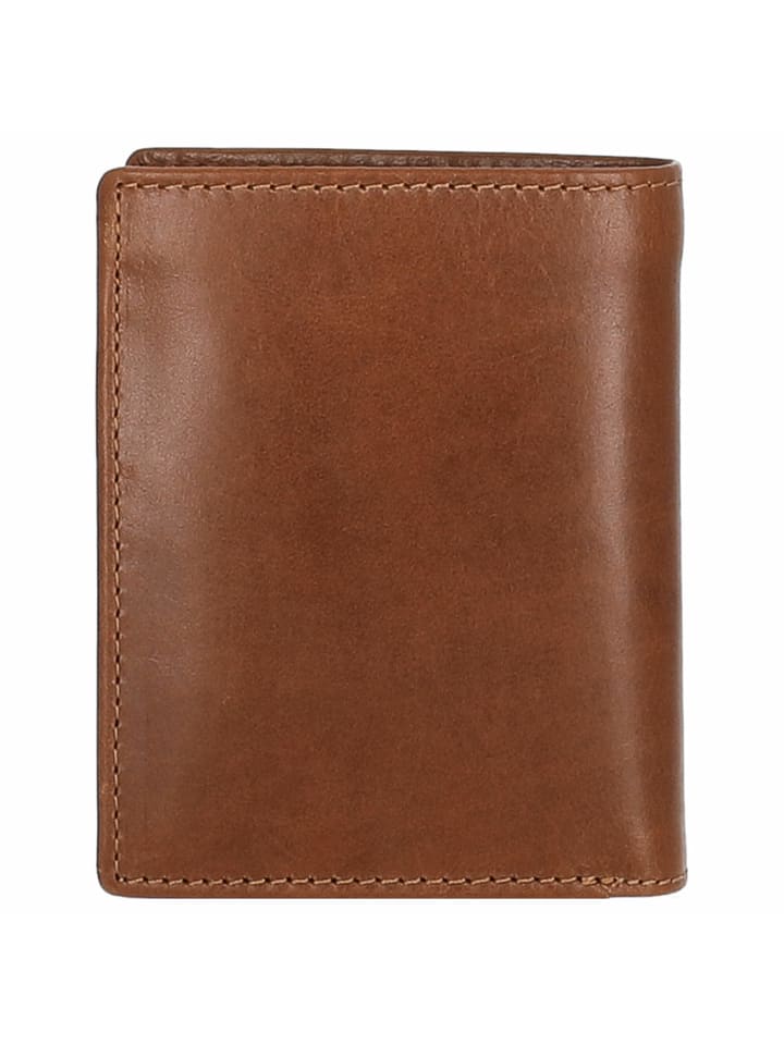 Bugatti Remo - Geldbörse 8 cc 12.2 cm RFID (black) in cognac günstig kaufen onesize