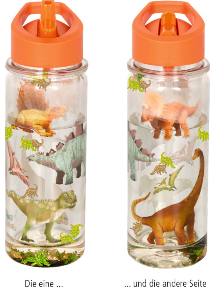 Coppenrath Trinkflasche Glitzer, 0,3 l - Dino Friends, ab 3 Jahre günstig kaufen onesize