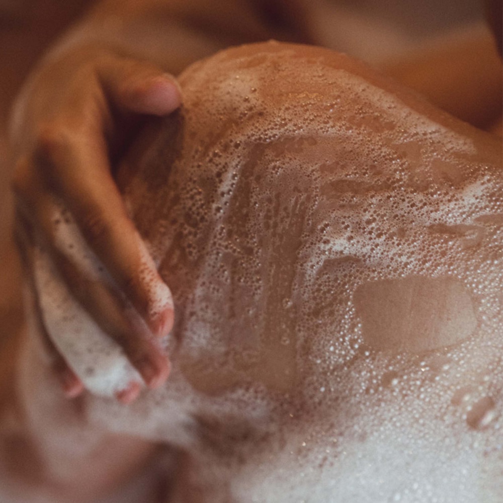 hej organic RELAXING SHOWER FOAM Mousse douche