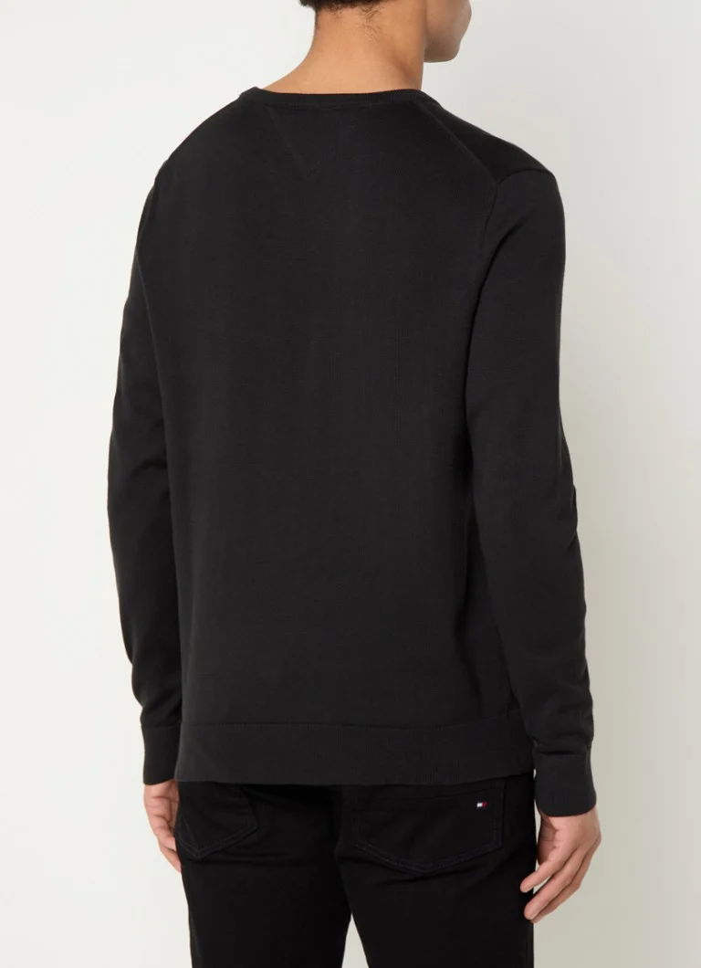 Tommy Hilfiger Essential fine-knit pullover with logo