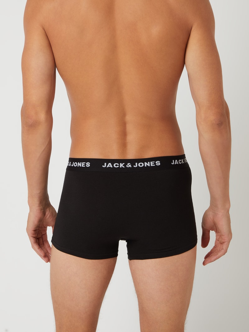Trunks mit Stretch-Anteil im 7er-Pack in schwarz