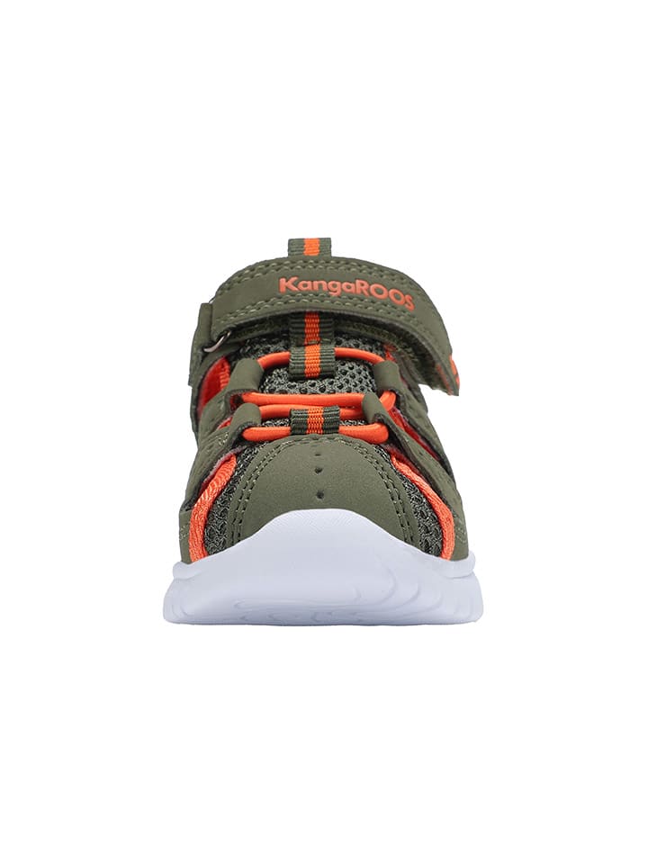 Kangaroos Halbsandalen in Khaki/Orange günstig kaufen