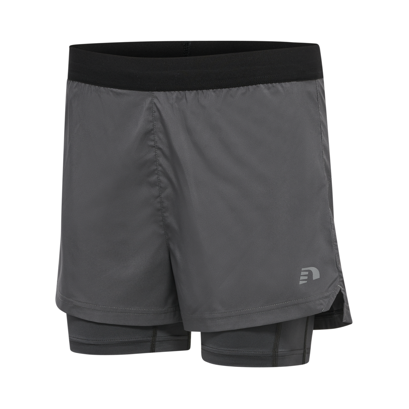 Newline 2in1 Short Running Damen Grau F2162