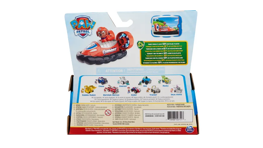 Spin Master - Paw Patrol - Transformierende Basis Fahrzeuge mit Figuren, sortiert, 1 Stück