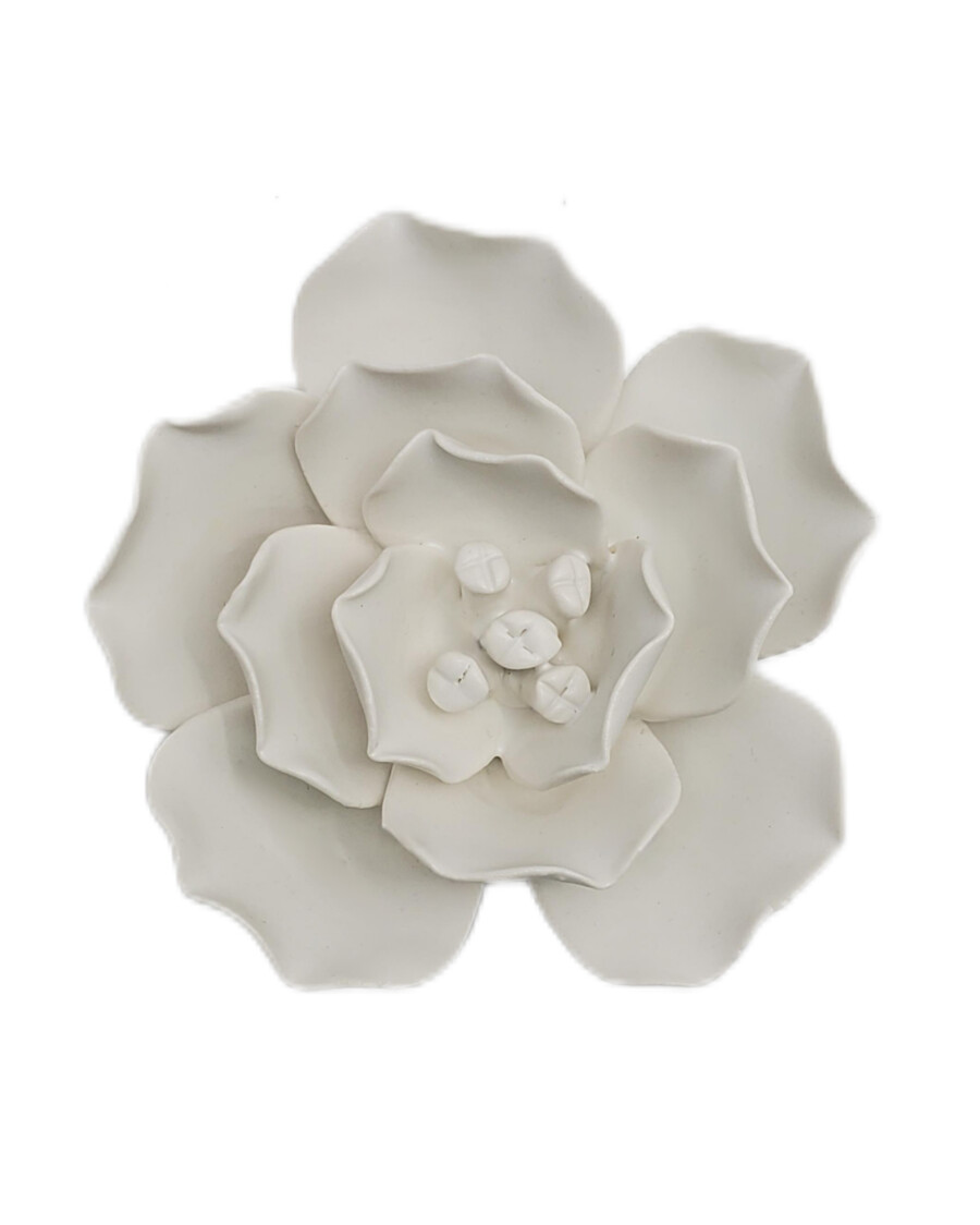 Deko-Rose aus Porzellan