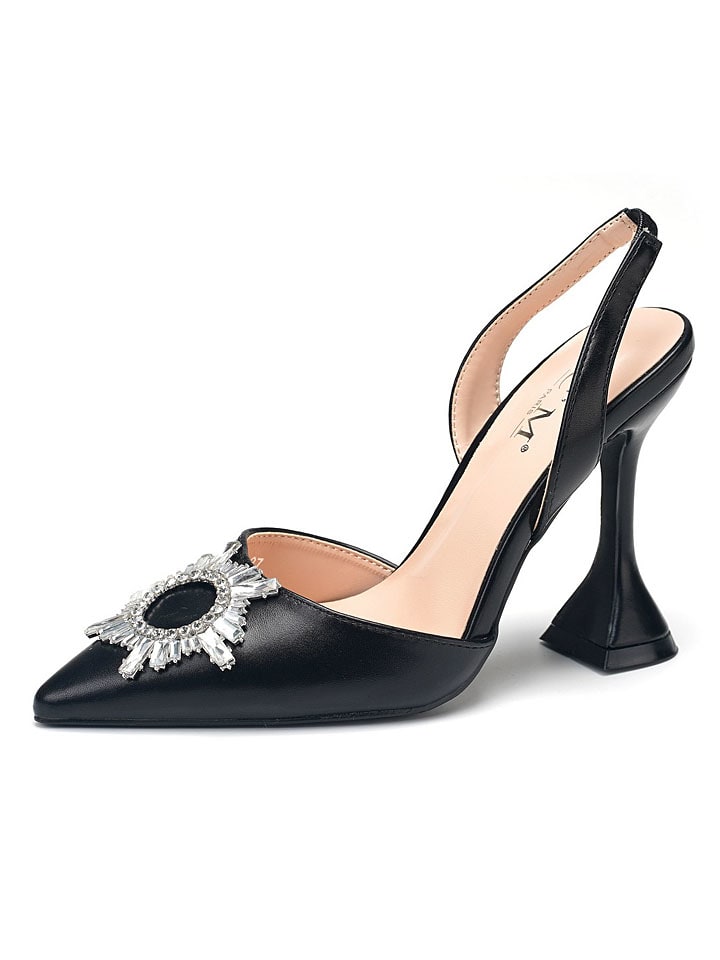 C'M Slingpumps in Schwarz günstig kaufen