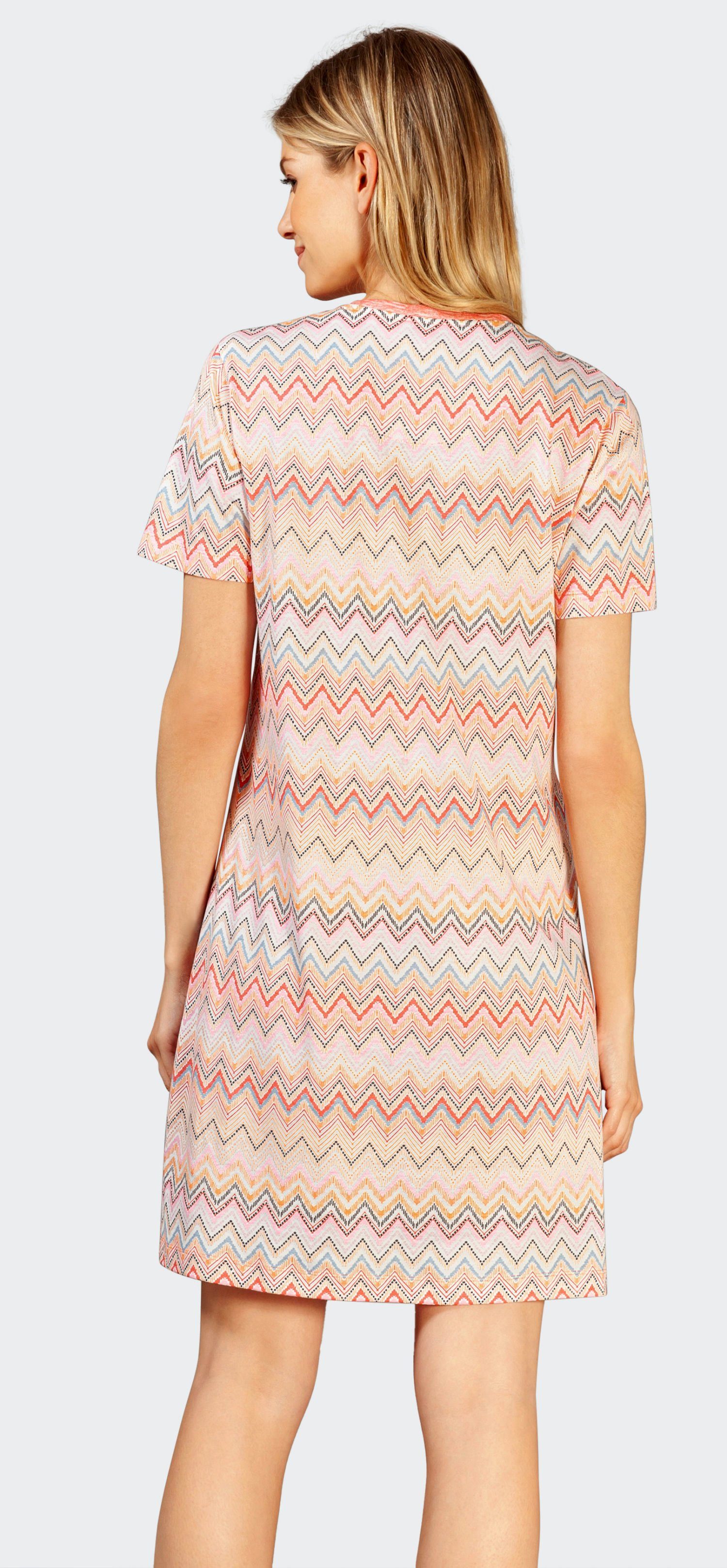 Hajo Nachthemd Damen Nachthemd mit kurzem Arm (1-tlg) Sommerfarben