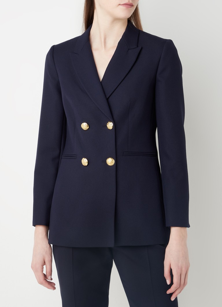Blazer doppiopetto LKBennett Mariner con tasche a filetto