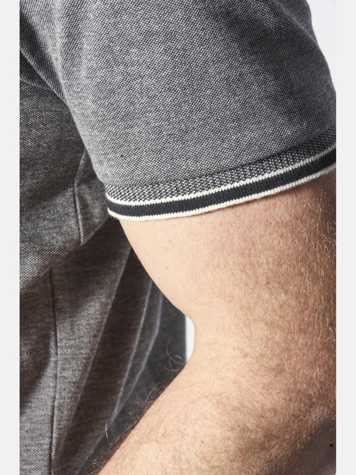 Jan Vanderstorm Poloshirt RIGHER in schwarz melange günstig kaufen
