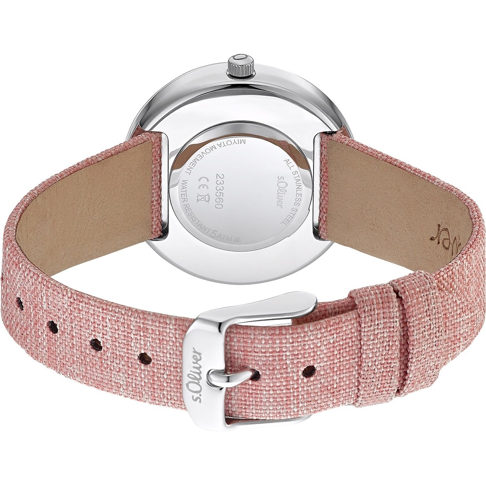 s.Oliver Montre pour femme Acier inoxydable Montre