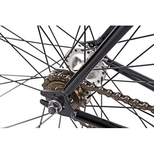 RENNRAD 28 FAHRRAD FIXIE SINGLESPEED FLIP FLOP SCHWARZ